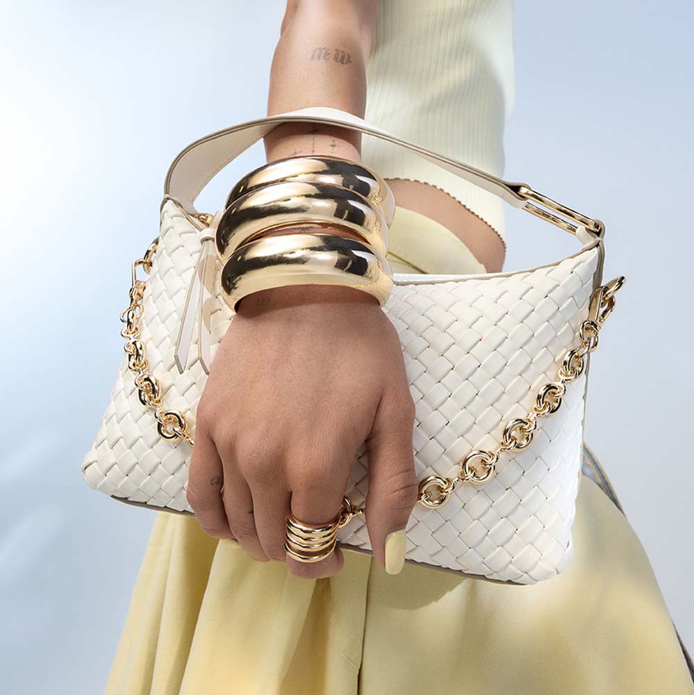 Paxtoni Women's White Shoulder Bag image number 0